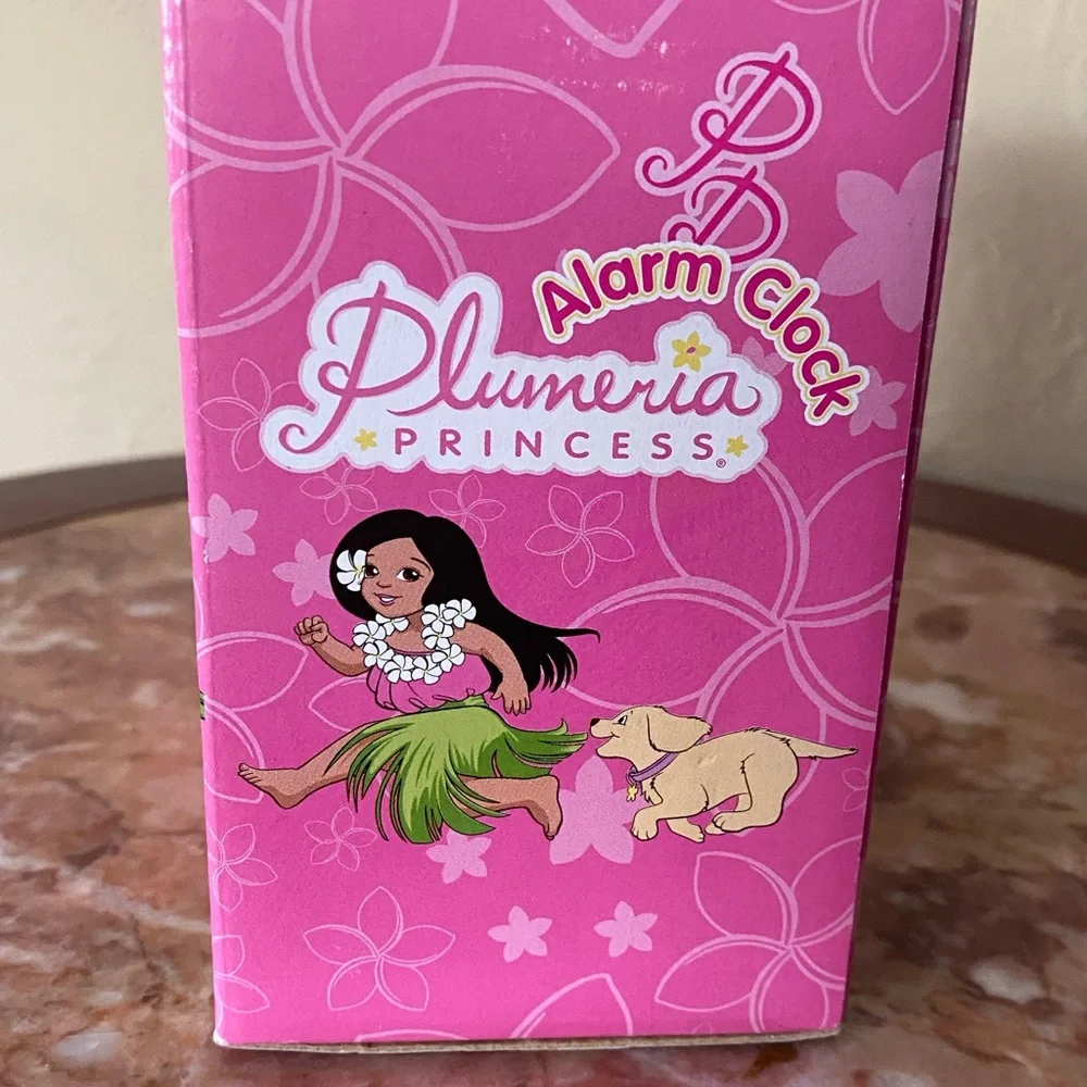 Plumeria Princess Pink Alarm Clock